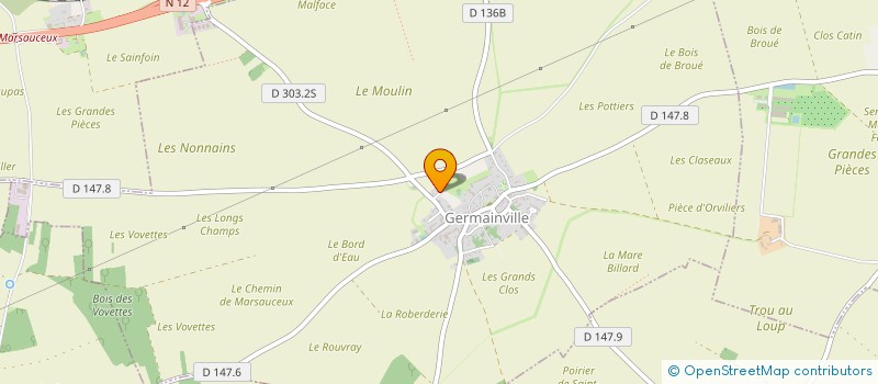 localisation de l'entreprise DU BORDEAU à GERMAINVILLE