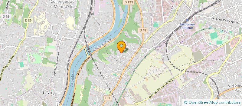 localisation de l'entreprise DU BOST  CALUIRE-ET-CUIRE