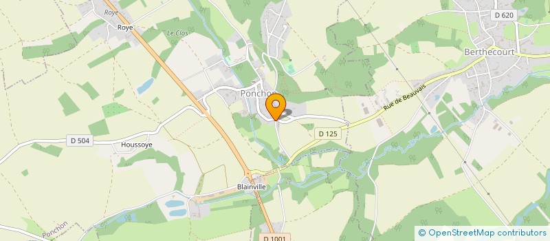 localisation de l'entreprise DU BOUCHAT  PONCHON