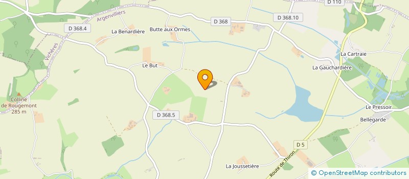 localisation de l'entreprise DU BOULAIS à ARGENVILLIERS