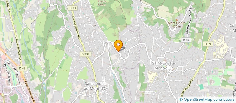 localisation de l'entreprise DU BOULEVARD  SAINT-DIDIER-AU-MONT-D'OR