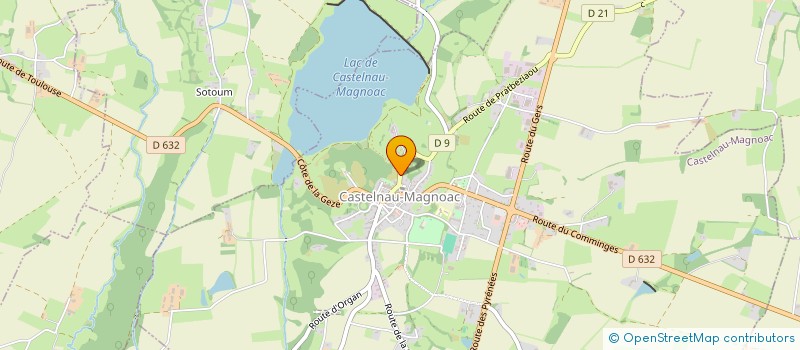 localisation de l'entreprise DU BOURIS  SARIAC-MAGNOAC