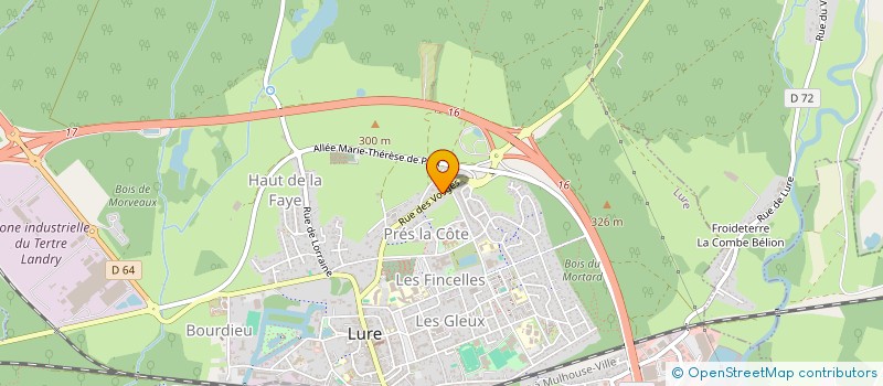 localisation de l'entreprise DU BOURSET  MALBOUHANS