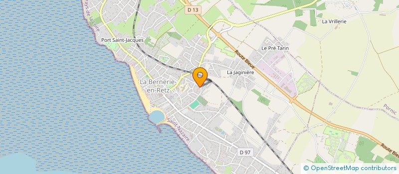 localisation de l'entreprise DU BOUT DU MONDE  LA BERNERIE-EN-RETZ