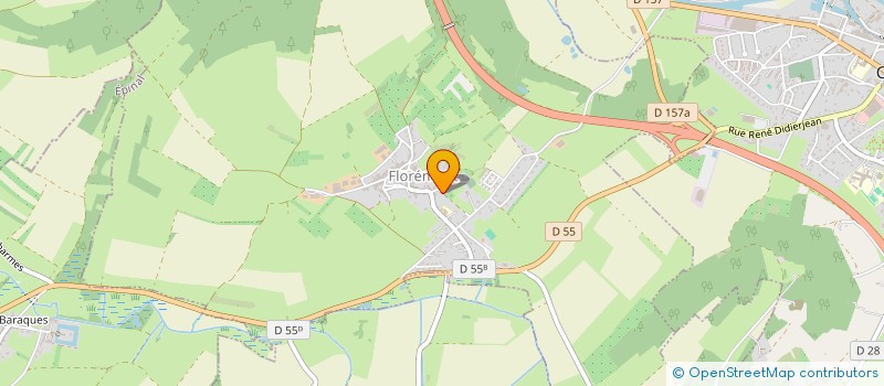 localisation de l'entreprise DU BOUT DU PONT  FLOREMONT