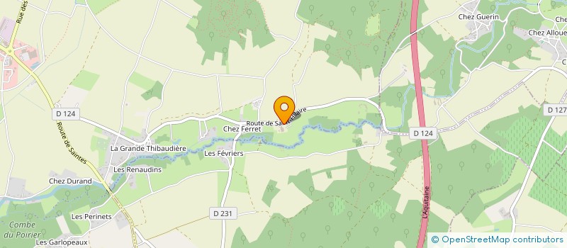 localisation de l'entreprise DU BRAMERIT à SAINT-SAVINIEN