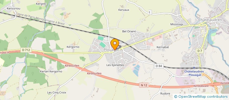 localisation de l'entreprise DU BRAUNECK à PLELO