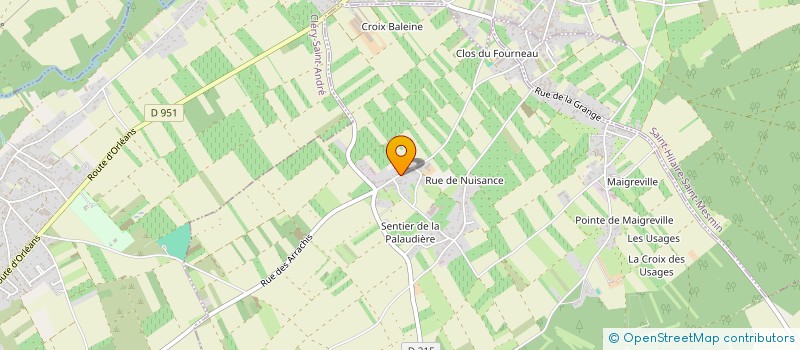 localisation de l'entreprise DU BREAU à MEZIERES-LEZ-CLERY
