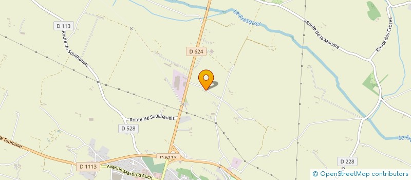 localisation de l'entreprise DU BREIL  CASTELNAUDARY