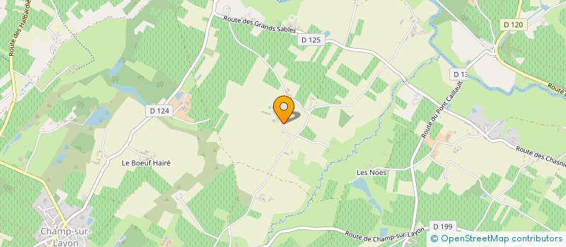 localisation de l'entreprise DU BREIL RATEAU à BELLEVIGNE-EN-LAYON