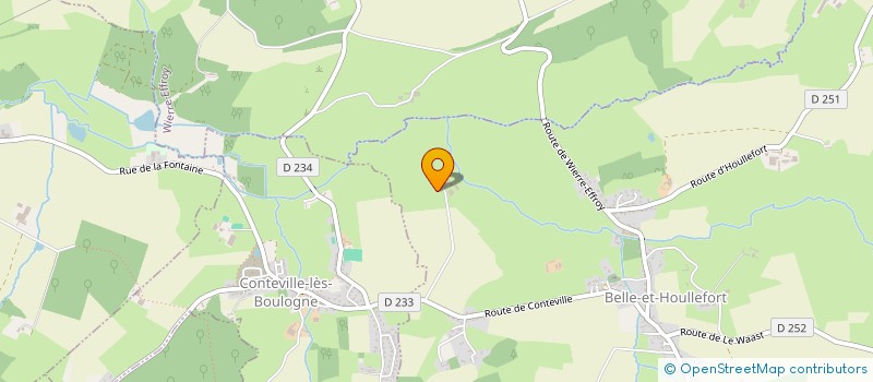 localisation de l'entreprise DU BREUCQ  CONTEVILLE-LES-BOULOGNE