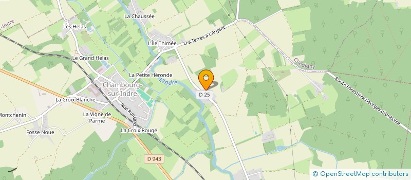 localisation de l'entreprise DU BREUIL  SAINT-QUENTIN-SUR-INDROIS