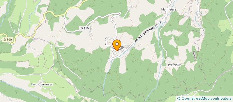 localisation de l'entreprise DU BREUIL  PRADES