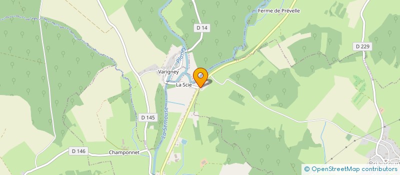 localisation de l'entreprise DU BREUIL  BRIAUCOURT