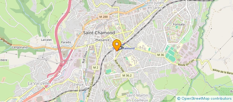 localisation de l'entreprise DU BREUIL  SAINT-CHAMOND