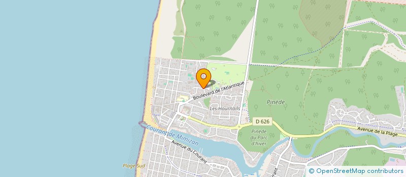 localisation de l'entreprise DU BROS  MIMIZAN