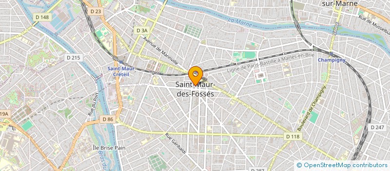 localisation de l'entreprise DU BRUIT A L EPICERIE à SAINT-MAUR-DES-FOSSES