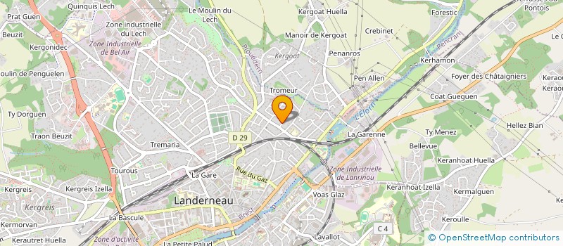 localisation de l'entreprise DU BRUIT DANS LANDERNEAU à LANDERNEAU