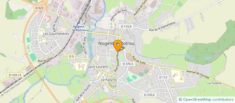 localisation de l'entreprise DU BRUIT DANS LES LONGERES à NOGENT-LE-ROTROU
