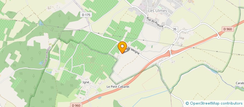 localisation de l'entreprise DU BRUIT QUI COURT  LES ULMES