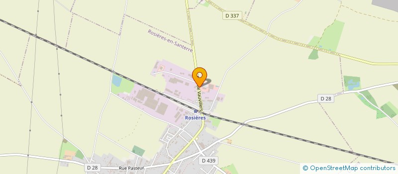 localisation de l'entreprise DU BUISSON à ROSIERES-EN-SANTERRE