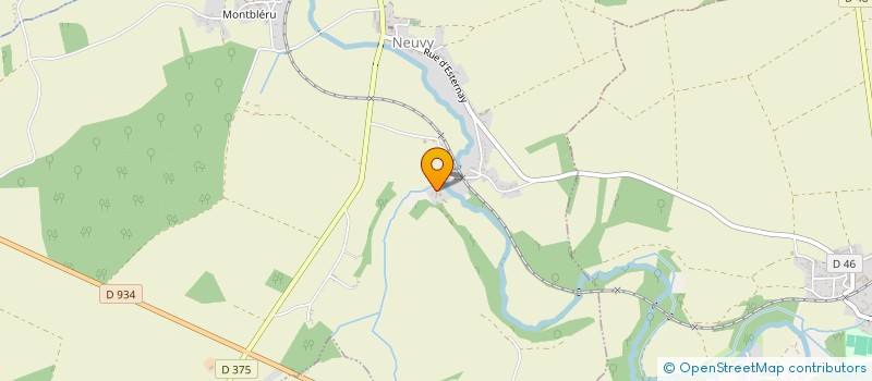 localisation de l'entreprise DU BUISSON BLANC  NEUVY