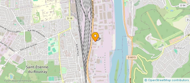 localisation de l'entreprise DU BUISSONNET  SAINT-ETIENNE-DU-ROUVRAY