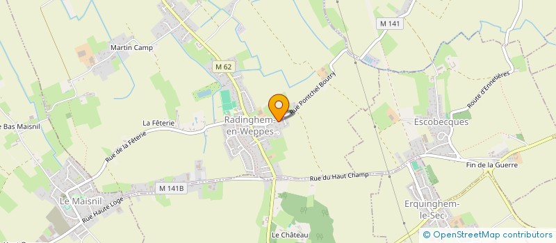 localisation de l'entreprise DU CADORET  RADINGHEM-EN-WEPPES