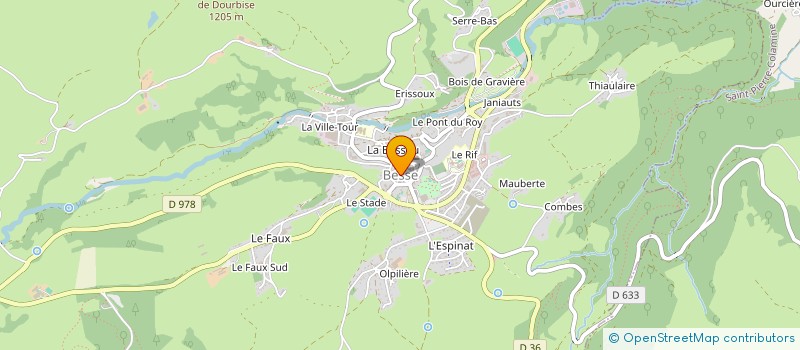 localisation de l'entreprise DU CADRAN SOLAIRE  BESSE-ET-SAINT-ANASTAISE
