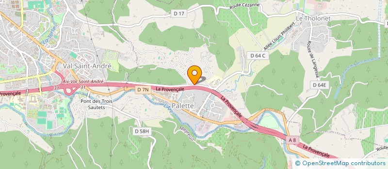 localisation de l'entreprise DU CAGNARD  LE THOLONET