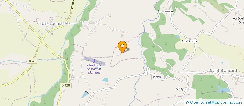 localisation de l'entreprise DU CAILLAOUETS  CAP D'ASTARAC