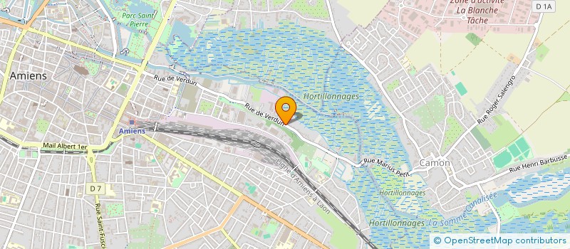 localisation de l'entreprise DU CAMBOS à AMIENS