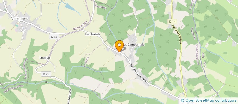 localisation de l'entreprise DU CAMP  LE BORN