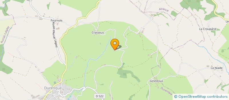 localisation de l'entreprise DU CAMP BAS  DURENQUE