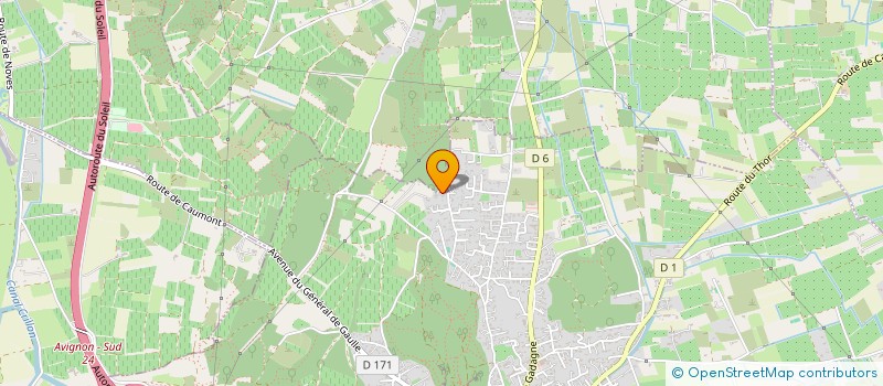 localisation de l'entreprise DU CAMP DE CESAR  LAUDUN-L'ARDOISE