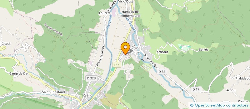 localisation de l'entreprise DU CAMPAS à OUST