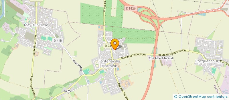 localisation de l'entreprise DU CANAL à FONTENAY-LE-MARMION