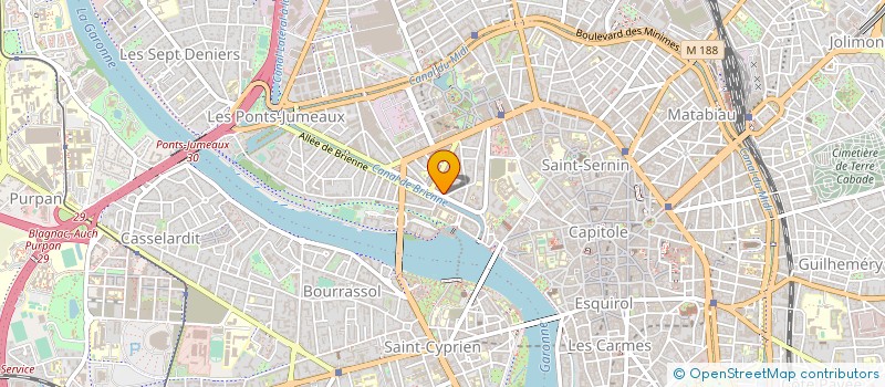 localisation de l'entreprise DU CANAL à TOULOUSE