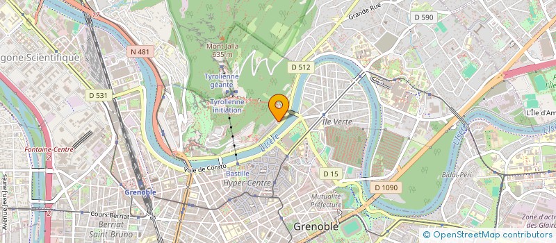 localisation de l'entreprise DU CANAL à GRENOBLE