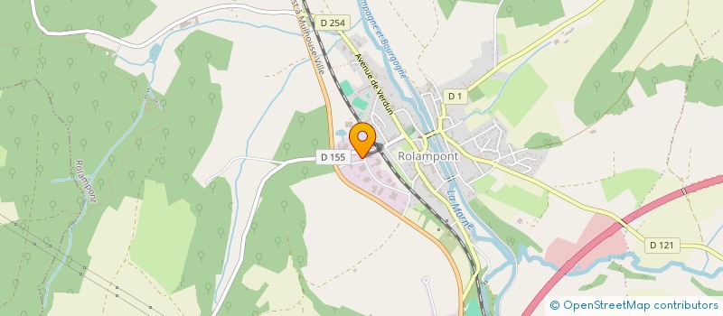 localisation de l'entreprise DU CANAL à ROLAMPONT
