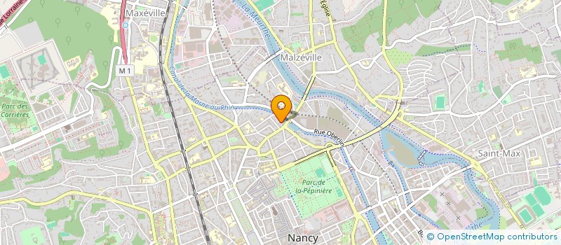 localisation de l'entreprise DU CANAL  NANCY