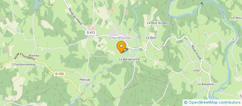 localisation de l'entreprise DU CANAL à CHENEREILLES