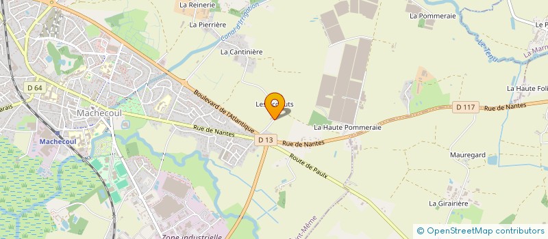 localisation de l'entreprise DU CANAL  MACHECOUL-SAINT-MEME