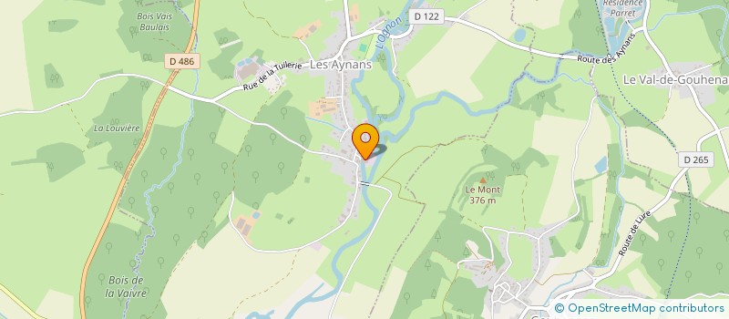 localisation de l'entreprise DU CANAL  LES AYNANS