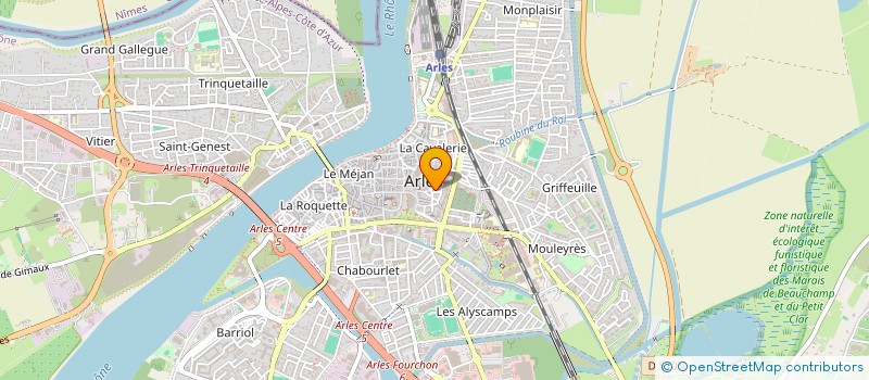 localisation de l'entreprise DU CAP à ARLES