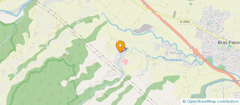 localisation de l'entreprise DU CAP  BRAS-PANON