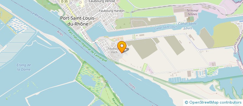 localisation de l'entreprise DU CAP SUD à PORT-SAINT-LOUIS-DU-RHONE