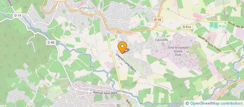 localisation de l'entreprise DU CAP TIMI à GRIMAUD