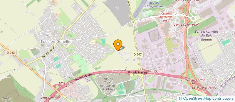 localisation de l'entreprise DU CAROUGE  LOOS-EN-GOHELLE