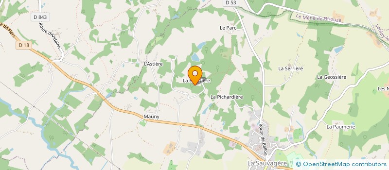 localisation de l'entreprise DU CAROUSSEL DE LA TRESSAIS à LA FERTE MACE